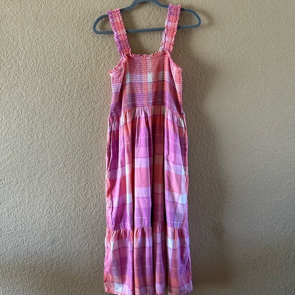 Time and Tru Plaid Maxi Dress